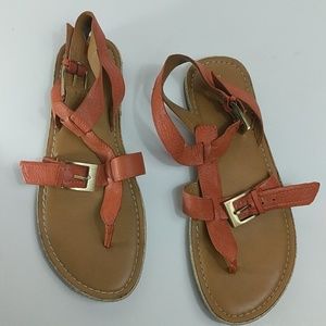 Franco Sarto "Zany" Leather Sandals Size 8.5